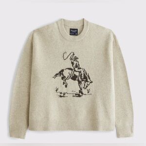 Abercrombie & Fitch Oversized Cowboy Sweater